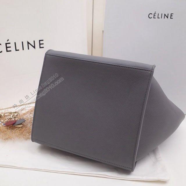 Celine女包 賽琳平紋小牛皮手袋 Céline big bag Celine手提肩背包 183313  slyd2133